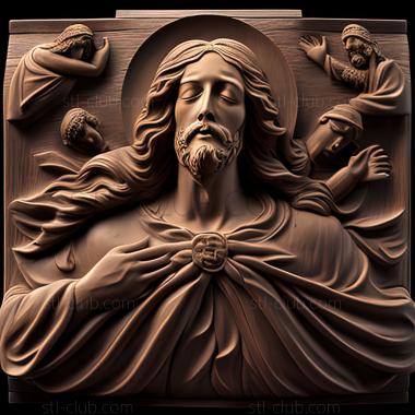 3D model st jesus (STL)